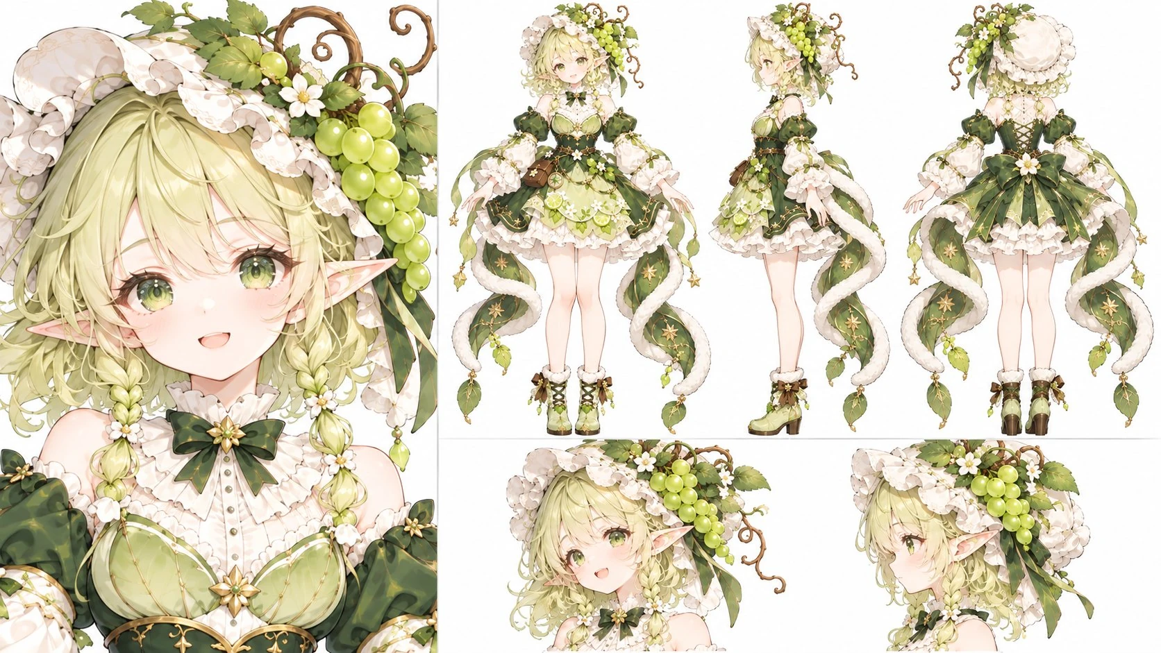 葡萄精灵少女